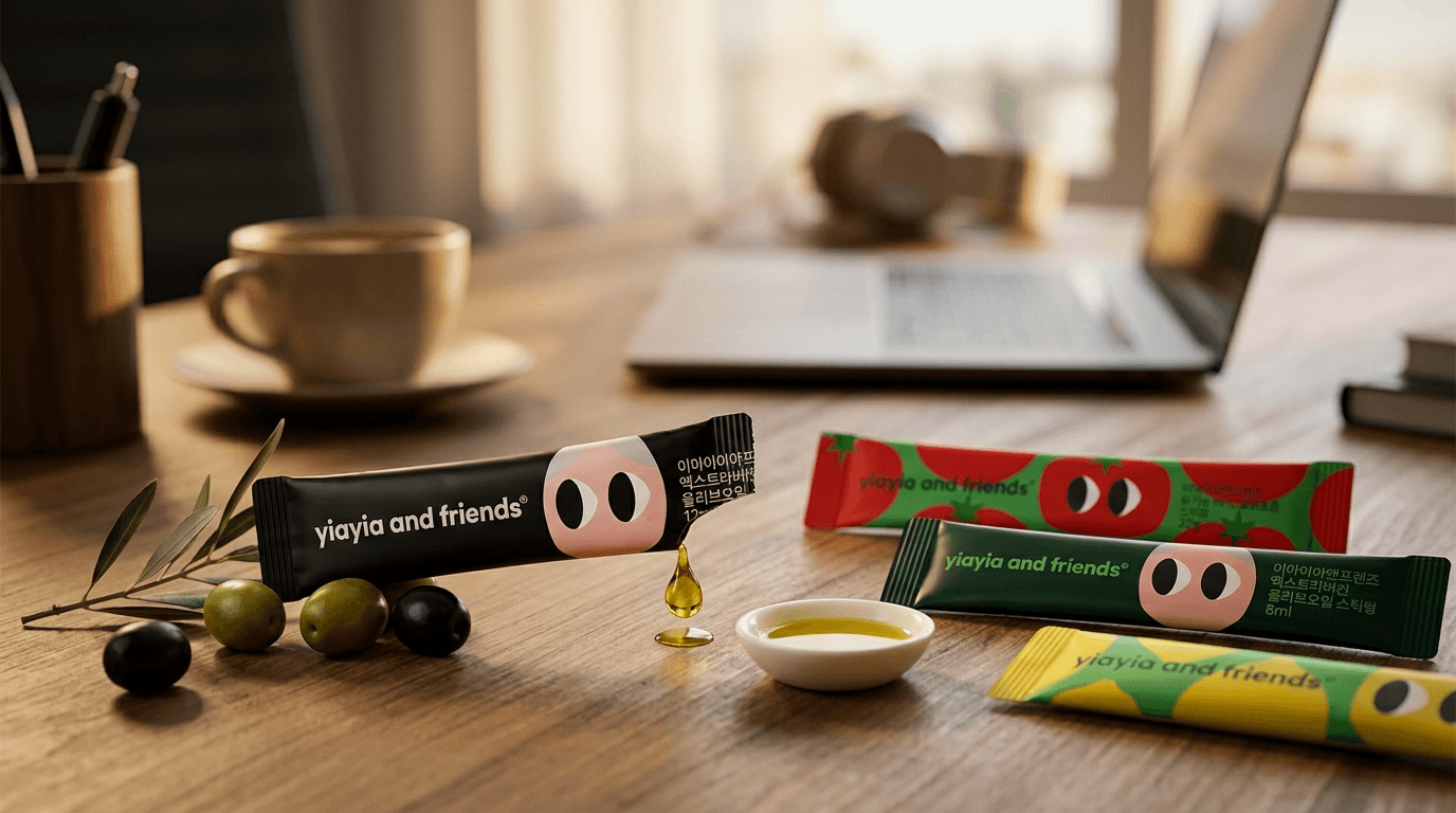 이야이야앤프렌즈 올리브유 스틱 패키지
